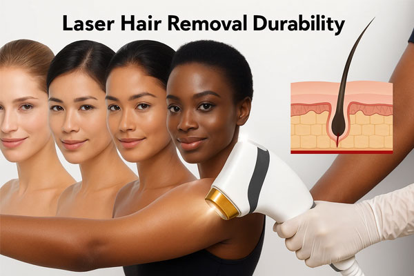 عمر لیزر موهای زائد